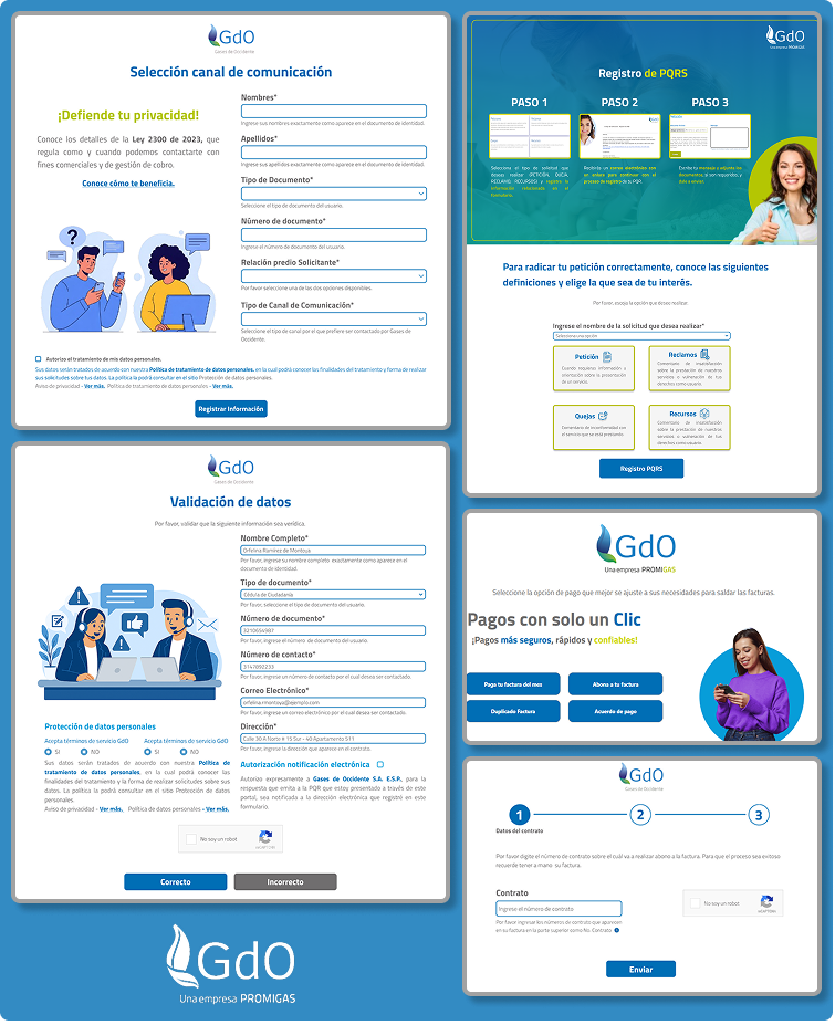 Mejora Portal de Ventas y <br> Autogestión